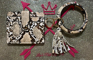Wristlet Key Chain with Card/Money/ID Holder